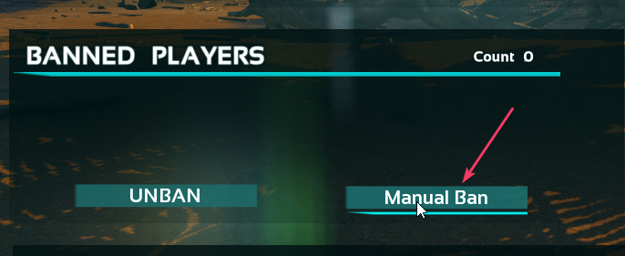 Manual Ban