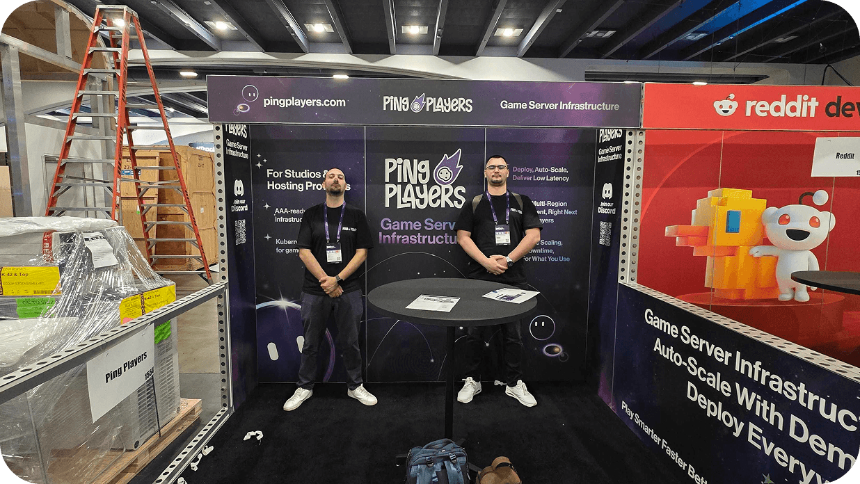 PingPlayers at a gaming event