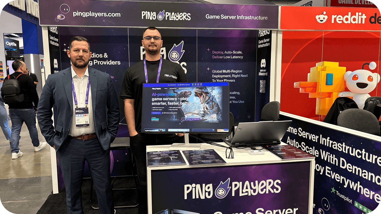 PingPlayers at a gaming event