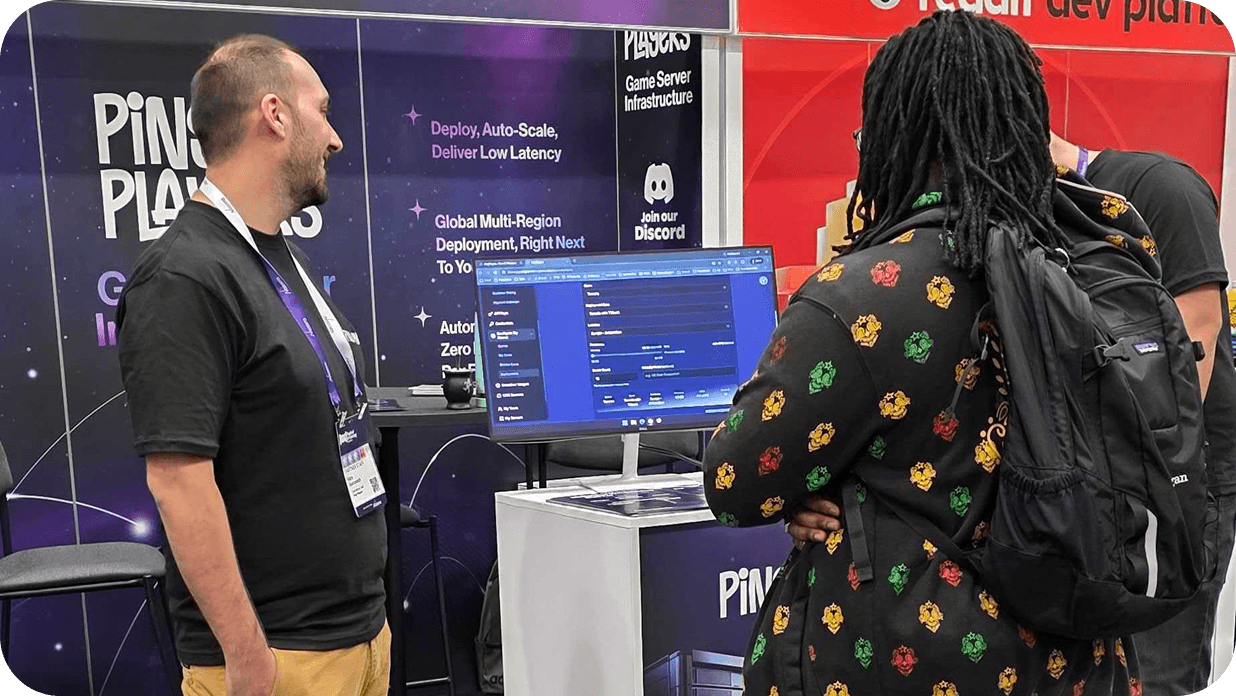 PingPlayers at a gaming event