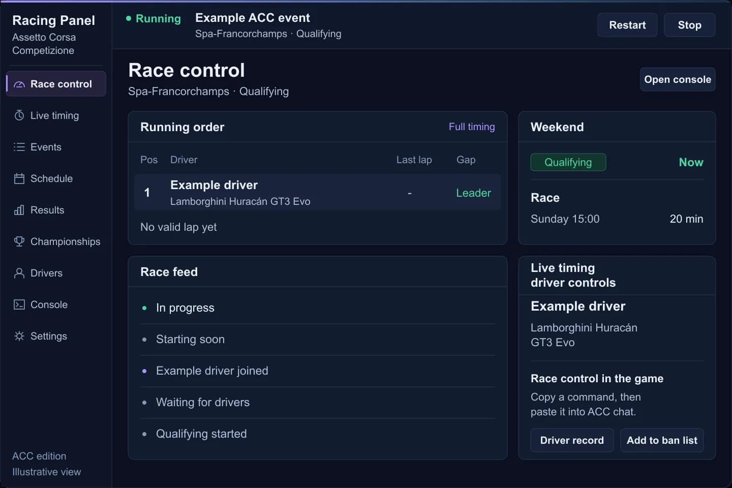 Race control