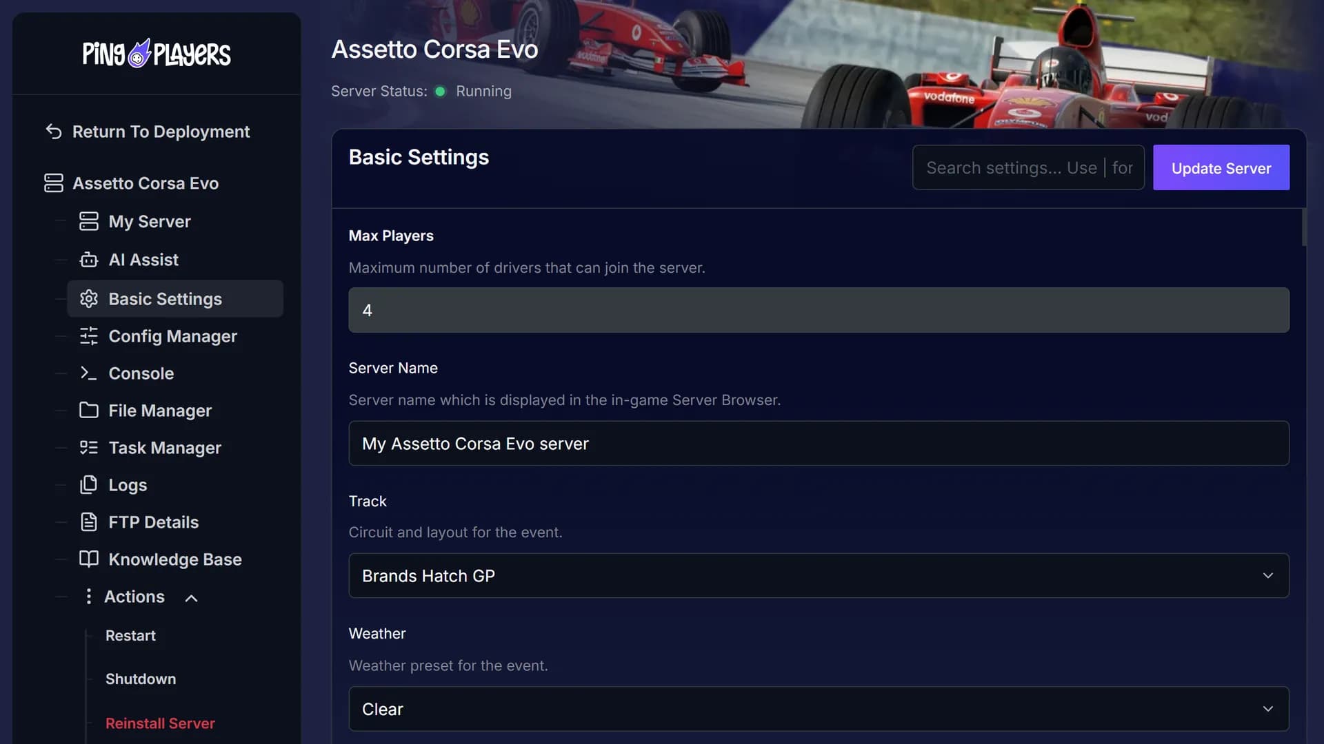 Basic Settings