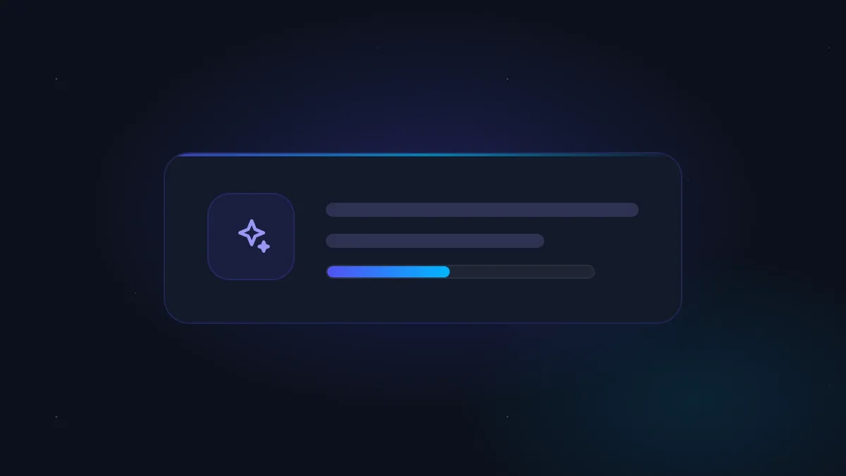 Ping AI: uma faísca no painel ao lado da resposta que ela escreveu